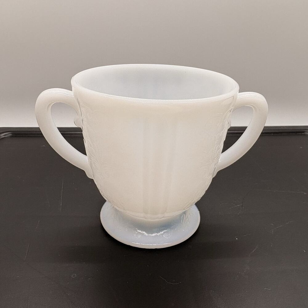MacBeth-Evans Footed Sugar Bowl American Sweetheart Monax Glass 1930 Coffee Tea